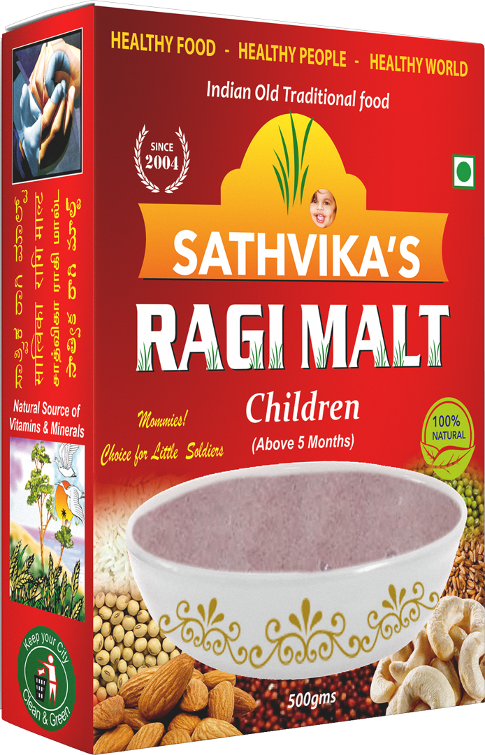 Ragi Malt Children (500 grams) Pack Of 1.